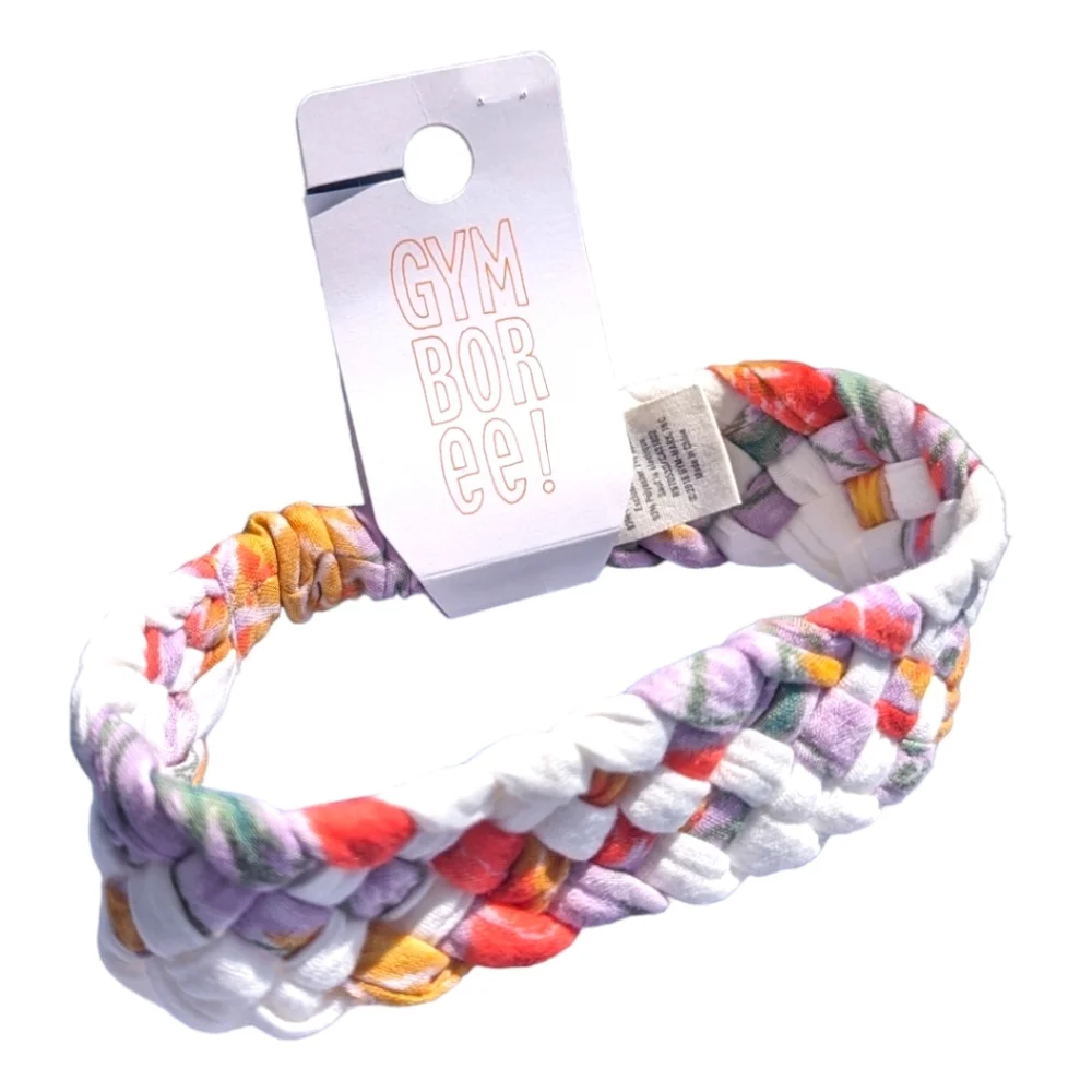 Gymboree OS Purple/Green/Yellow/Red Woven Headband